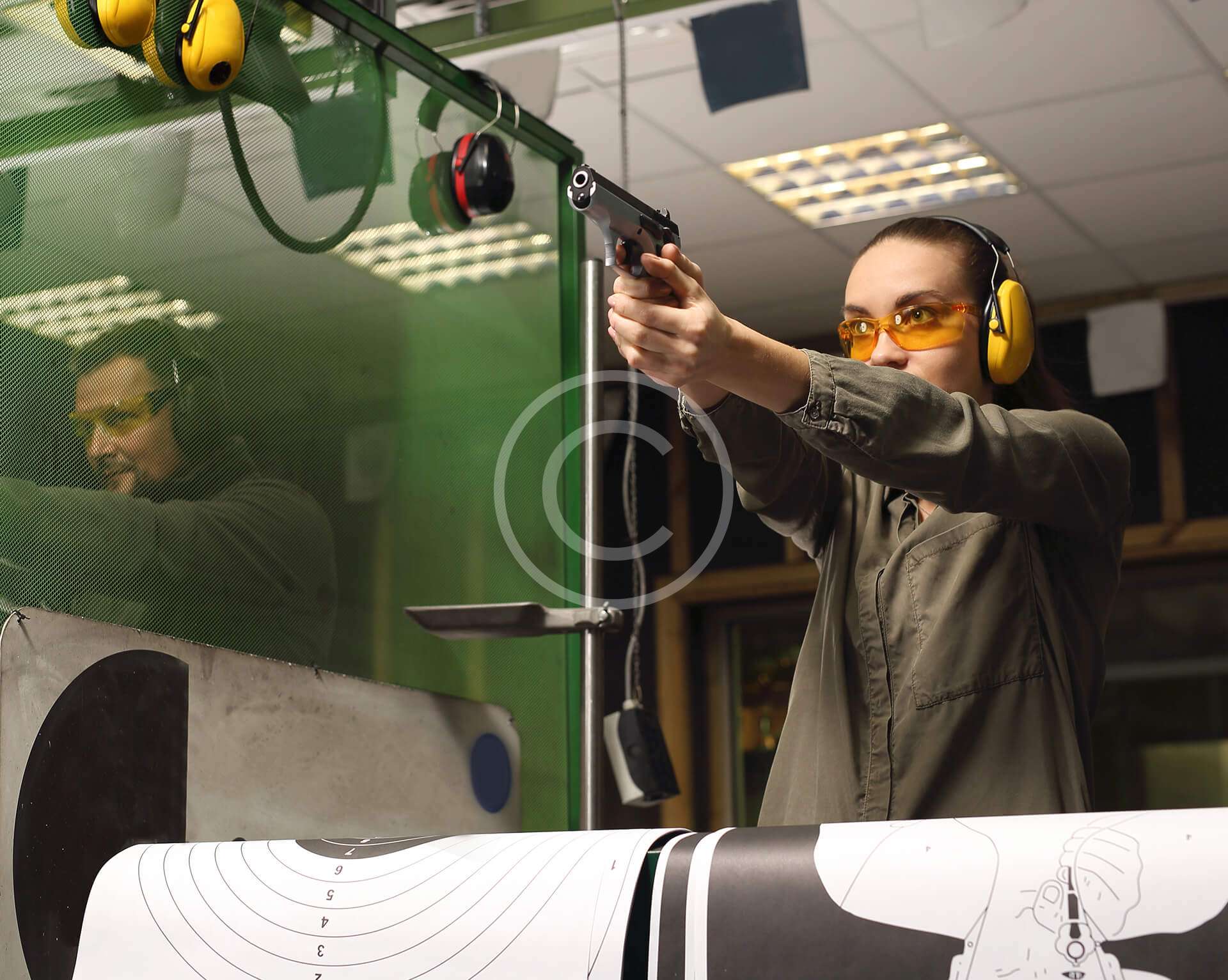 Indoor shooting range